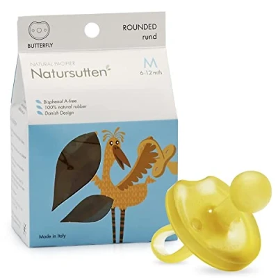 Image of Natursutten Butterfly Round Pacifier, Medium