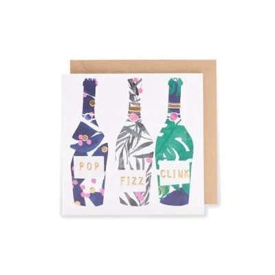 Image of Kindred Pop Fizz Clink Birthday Card