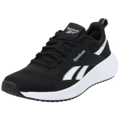 Image of Reebok Women&#039;s LITE Plus 4 Sneaker, CBLACK/FTWWHT/PUGRY4, 8.5 UK