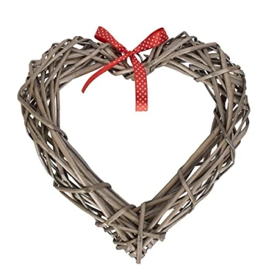 Image of Red Hamper Christmas Décor, Wood, One Size