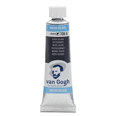 Image of Van Gogh Watercolour 10 ml Tube Oxide Black Series 1