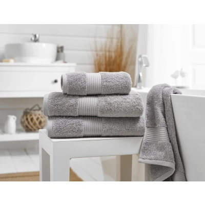Image of Deyongs 1846 Bliss Pima Guest Towel Cloud