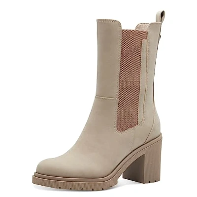 Image of MARCO TOZZI Women&#039;s 2 25445 41 Chelsea, Taupe Nubuck, 7.5