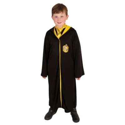 Image of Rubie&#039;s H 701676M Déguisement Poufsouffle Harry Potter Costume, Hufflepuff Cape, 7 10 Years