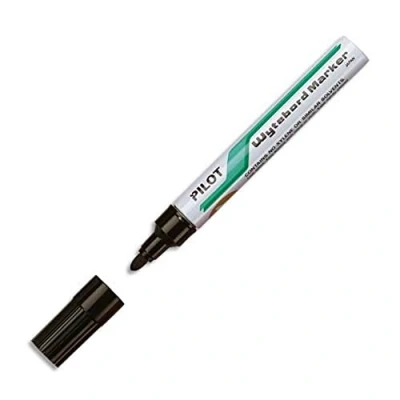Image of Pilot Whiteboard Marker Bullet 4.0 mm Tip Black, Box of 12