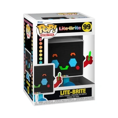 Image of Funko POP! Vinyl: Lite Brite Board Collectable Vinyl Figure Gift Idea Official Merchandise Toys for Kids &amp; Adults Ad Icons Fans Model Collectors and Display