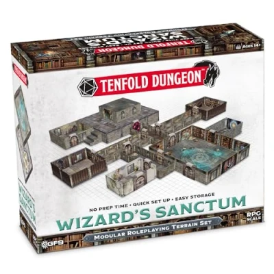 Image of Gale Force Nine Tenfold Dungeon Wizard&#039;s Sanctum