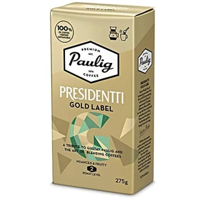 Image of Paulig Presidentti Gold Label Ground Coffee 1 Pack of 500g