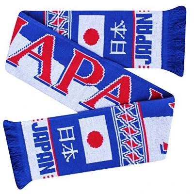 Image of Japan Football &amp; Rugby Fans Scarf (100% Acrylic)
