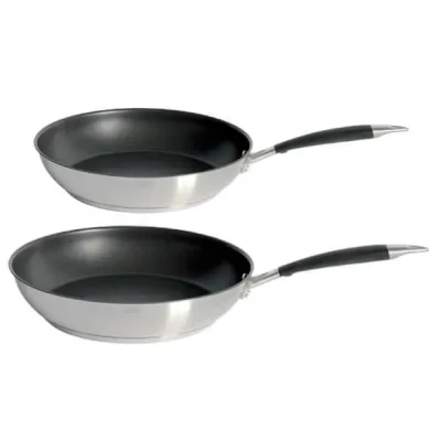 Image of Stoven Soft Touch Induction 24 and 28cm Non Stick Frying Pan Set