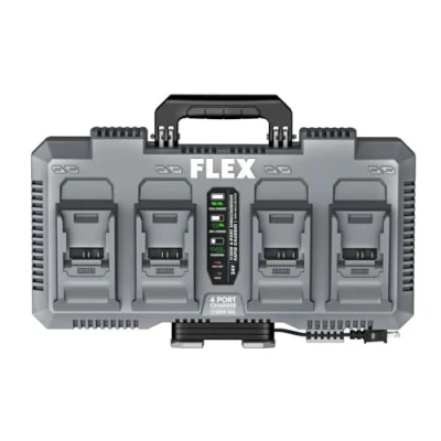 Image of FLEX 24V 1120W 4 Port Simultaneous Lithium Ion Battery Rapid Charger (280W Per Port) FX0451 Z