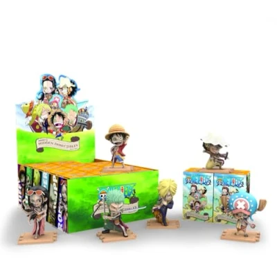 Image of Mighty Jaxx Freeny&#039;s Hidden Dissectibles: One Piece Series 1 Sealed Tray of 12 Blind Box Toy Collectible Figurines