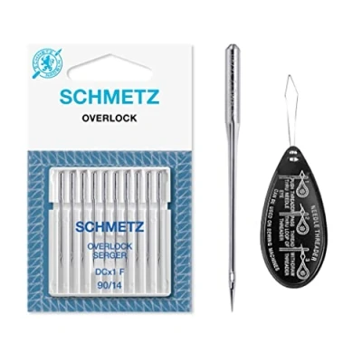 Image of Schmetz Overlock / Serger DCx1 F Sewing Machine Needles, Size 90/14 (Pack of 10)