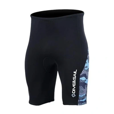 Image of EUPTE 2mm Women/Men Split Body Warm Diving Vest, Surfing and Swimming Shorts (Men&#039;s shorts, S)