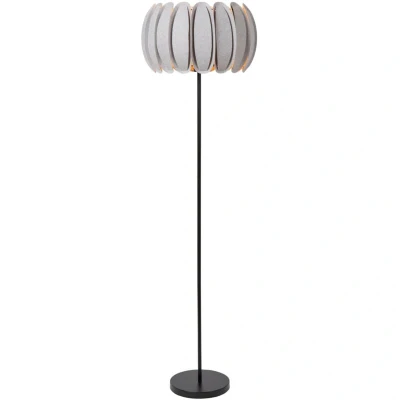 Image of Lucide SPENCER Floor lamp 40 cm 1xE27 Grey