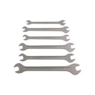 Image of Laser 6788 Ultra Thin Open Ended Spanner Set 6pc, Silver