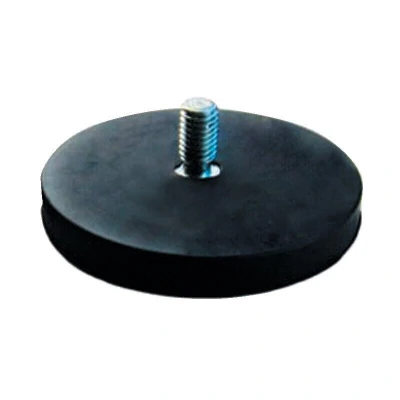 Image of Eclipse E854 Rubber Coat Male Thread Neck Pot Magnet (2)