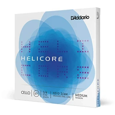 Image of D&#039;Addario Helicore 3/4 Scale Medium Tension Cello String Set