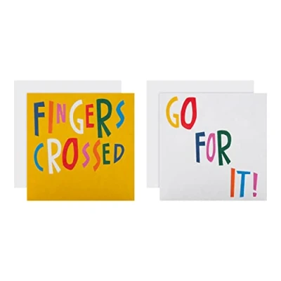 Image of Hallmark Good Luck Cards Pack of 10 in 2 Bright Designs
