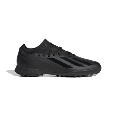 Image of adidas Boys Boy&#039;s Juniors X Crazyfast.3 Turf Football Boots in Black Textile Size UK 10 Kids