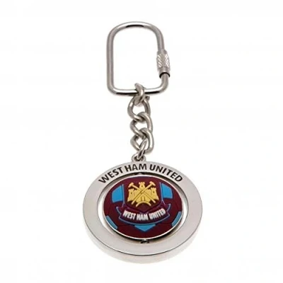 Image of West Ham Football Spinner Keyring Multi Colour