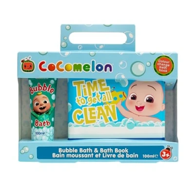 Image of CoComelon Bath Book &amp; Bubble Children&#039;s Gift Set Award Winning