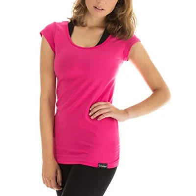 Image of Winshape Hape Winston WTR12 Zalena Fitness Workout Dance Women&#039;s T Shirt, Womens, Damen Shirt Freizeit Workout, pink, XS