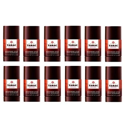 Image of TWELVE PACKS of Tabac Original Deodorant Stick 75ml