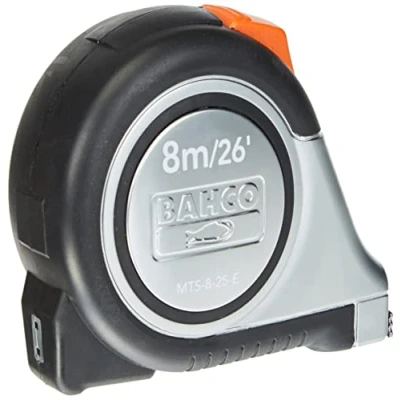 Image of Bahco MTS825E Auto Tape 8m/26ft Reversible Magnetic Tip