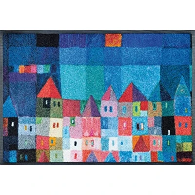 Image of Wash&amp;Dry Door Mat, Acrylic, Multicoloured, 50x75x0.7 cm