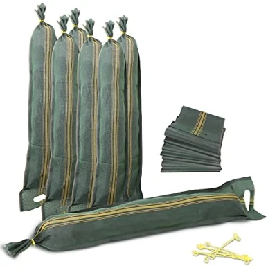Image of TK THERMALKING 20 x Sandbags Sandbag Flood Protection Silo Sand Bags Unfilled Water Barrier (25 100 cm)