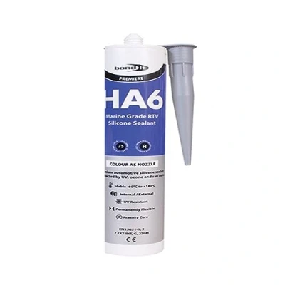Image of Bond It HA6 RTV Marine Water Fish Tank Grade Silicone Seawater Gasket Sealant Aquarium Safe Salt Seal (Grey)