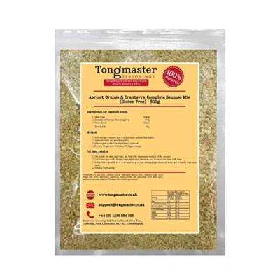 Image of Apricot, Orange &amp; Cranberry Complete Sausage Mix (Gluten Free) 500g