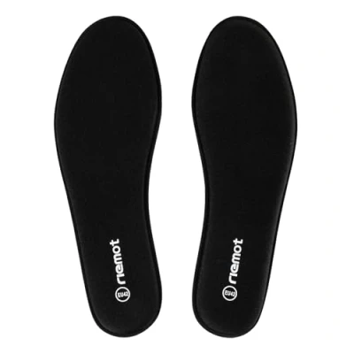Image of riemot Memory Foam Insoles for Women and Men,Replacement Shoe Inserts Sports Shoes,Trainers,Sneakers,Work Boots Walking Shoes,Comfort,Cushioning,Women Black UK 6/EU39
