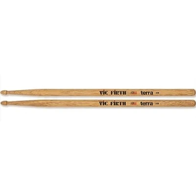 Image of Vic Firth American Classic® Terra Series Drumsticks 5BT Hickory Wood Tip 4 Pair Pack