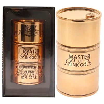 Image of Master of Pink Gold by New Brand for Women 3.3 oz EDP Spray