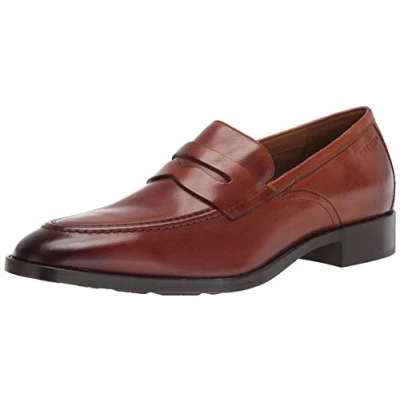 Image of Cole Haan Men&#039;s Hawthorne Penny Loafer, Habana, 9 UK Brown