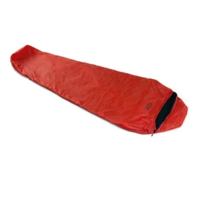 Image of Snugpak Travelpak 1 WGTE Sleeping Bag with Built in Mosquito Net, Sanitary Fabric, Insulated Shoulder Baffle Sleep for Camping, Hiking &amp; Tropical Travel Included Compression Sack Red