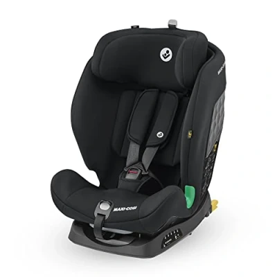 Image of Maxi Cosi Titan i Size, Multi Age Child Car Seat, 15 Months 12 Years, 76 150 cm, ISOFIX G CELL Side Impact Protection, 5 Recline Positions, Adjustable Headrest, Basic Black