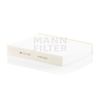 Image of 272778980R Pollen Filter MANN CU 27 009 Particulate 262mm 195mm 38mm RENAULT: Trafic 3, GRAND SCENIC VAUXHALL: Vivaro Van