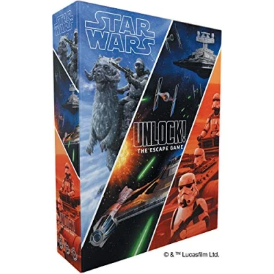 Image of Asmodee Unlock! Star Wars The Escape Game Board Ages 10+ 1 6 Players 60 Minute Playing Time