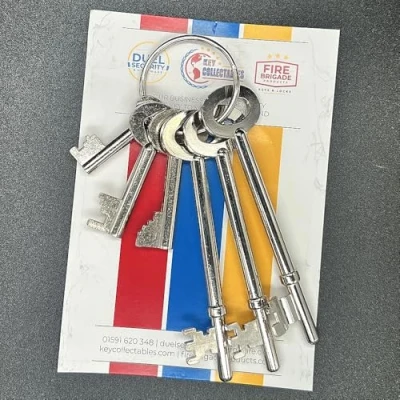 Image of Fire Brigade Products SET6 Genuine Set of 6 Keys Comprises one each FBWK FB11K FB14K FB1K FB2K FB4K Pack 1