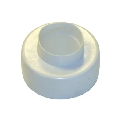 Image of Flushpipe connector white universal