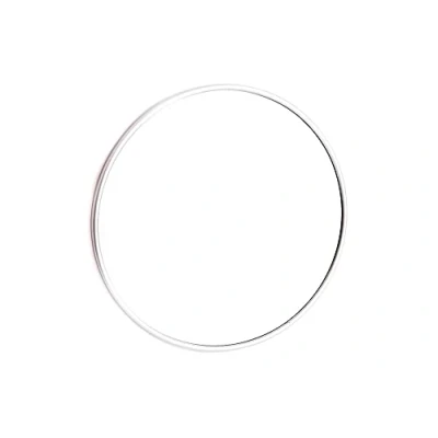 Image of Sifcon International Plc Luxury 50cm Round Silver Mirror Home Decor