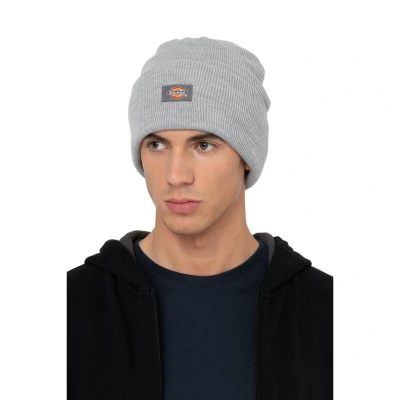 Image of Dickies Men&#039;s Acrylic Cuffed Beanie Hat, Heather Gray, One Size