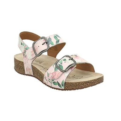 Image of Josef Seibel Women&#039;s Tonga Strappy Sandals 62, Width G (Normal), pink, 4 UK