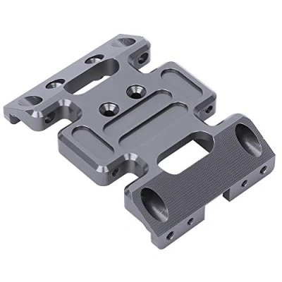 Image of Odorkle RC Chassis Plate, Aluminum Alloy Center Skid Plate Part Accessory Fit for AXIAL SCX101/10 Car