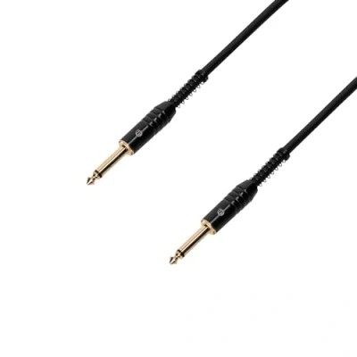 Image of Adam Hall 3 Star Series 3m 6.3mm Jack Mono to Instrument Cable
