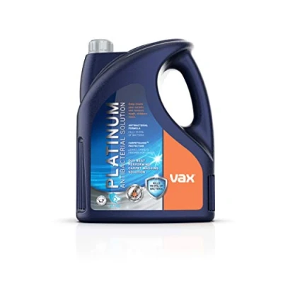 Image of Vax Platinum Antibacterial Carpet Cleaner Solution Kills 99.99% of Bacteria Neatralises Pet Odours 1 9 142405, Blue , 4L Citrus Fresh, Pack
