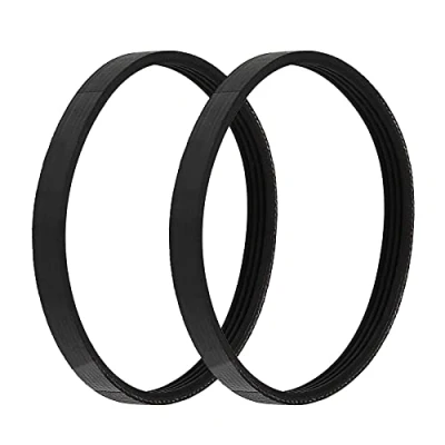 Image of the Lord of Tools 2x Drive Belt 4EPH205 205mm Circumference Rubber Black Closed Loop Compatible with Shark Power Nozzle NV801UK AZ910UKT AZ910UK Vacuum Cleaner